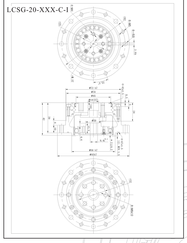 LCSG20諧波減速機