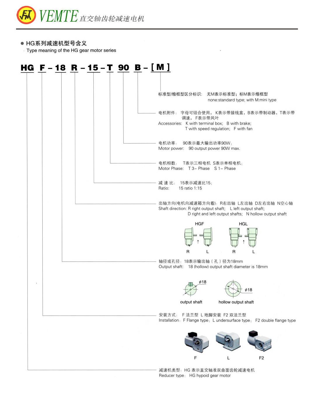 直交軸齒輪減速機